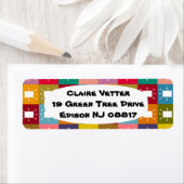 atoomrechthoeken etiket (Insitu)