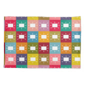 atoomrechthoeken kussensloop (Achterkant)