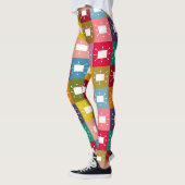 atoomrechthoeken leggings (Links)