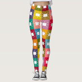 atoomrechthoeken leggings (Voorkant)