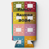 atoomrechthoeken seltzer blikjeskoeler (Voorkant)