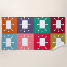 atoomrechthoeken strandlaken