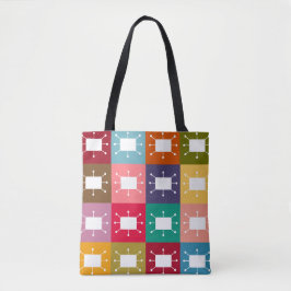 atoomrechthoeken tote bag