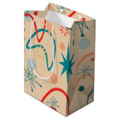 atoomretrospectief van 1950 medium cadeauzakje (Achterkant Gekanteld)