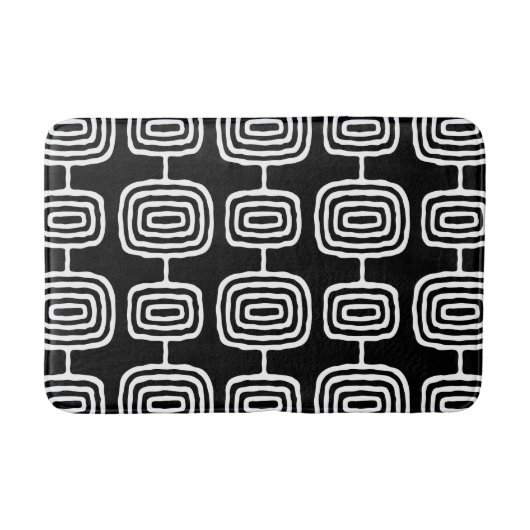 atoomringen Abstract patroon Badmat (Voorkant)