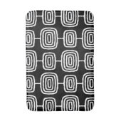 atoomringen Abstract patroon Badmat (Voorkant Verticaal)