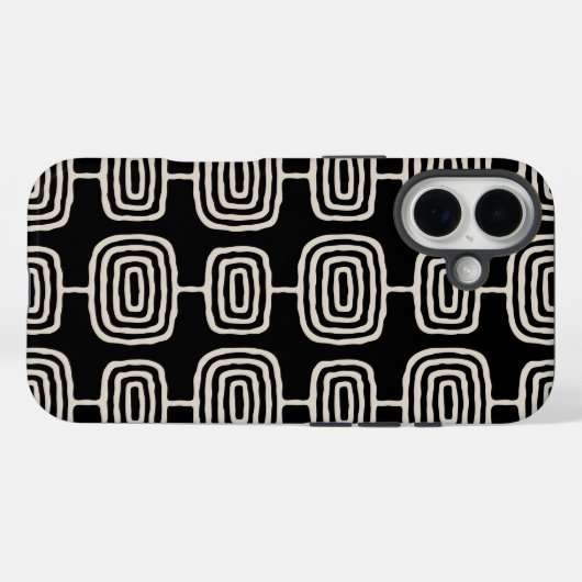 atoomringen Abstract patroon Case-Mate iPhone Case (Achterkant (horizontaal))