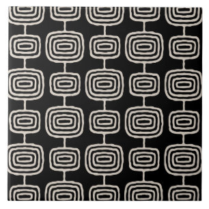 atoomringen Abstract patroon Tegeltje