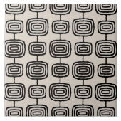 atoomringen Abstract patroon Tegeltje (Voorkant)