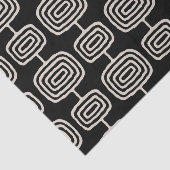 atoomringen Abstract patroon Tissuepapier (Detail)