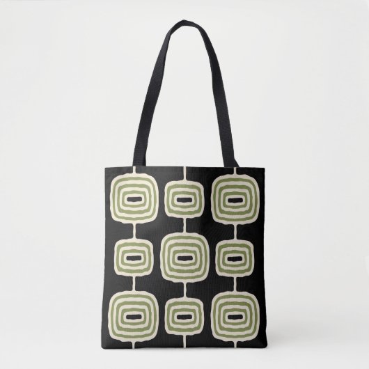 atoomringen Abstract patroon Tote Bag (Voorkant)