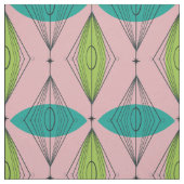 atoomroze Ogee & Starburst Cotton Fabric. Stof (Swatch)
