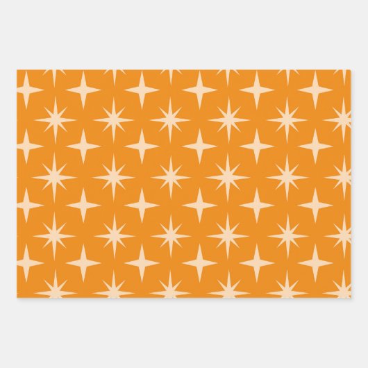 atoomstaarten uit de middeleeuwen op het Oranje Inpakpapier Vel (Voorkant 3)