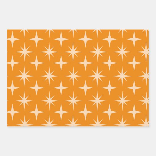 atoomstaarten uit de middeleeuwen op het Oranje Inpakpapier Vel (Voorkant 2)