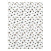 Atoomstarburst klein motief midden eeuw tafelkleed (Voorkant)