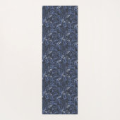 atoomstoten | Modern Blue, midden-eeuwen Yogamat (Achterkant)