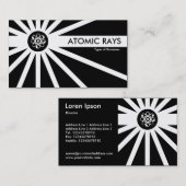 atoomstraling visitekaartje (Voorkant / Achterkant)