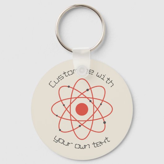 Atoomstructuur Sleutelhanger (Voorkant)