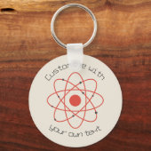 Atoomstructuur Sleutelhanger (Voorkant)
