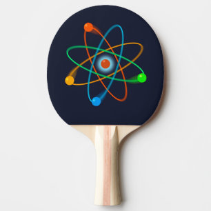 Atoomstructuur Wetenschap Tafeltennisbatje