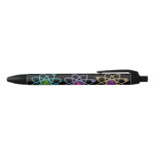 Atoomstructuurpatroon Zwarte Inkt Pen (Bovenkant)