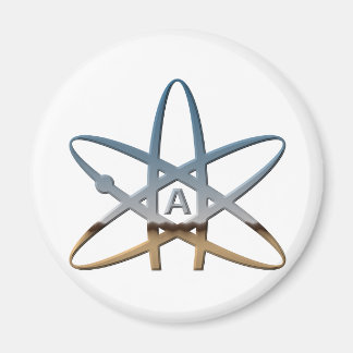 atoomsymbool Logidea atheist Magneet
