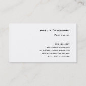 atoomsymbool op een roze achtergrond visitekaartje (Achterkant)