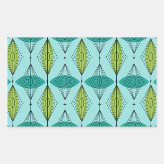 atoomtandwielen en stootstokken Rechthoekschakelaa Rechthoekige Sticker (Voorkant)