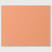 atoomtangerine (vaste kleur) cadeaupapier (Vlak)
