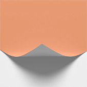 atoomtangerine (vaste kleur) cadeaupapier (Hoek)