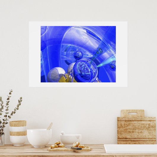 atoomtheorie poster (Keuken)