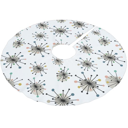 Atoomtijdperk begin burst midden eeuw moderne Kers Kerstboom Rok (Gekanteld)