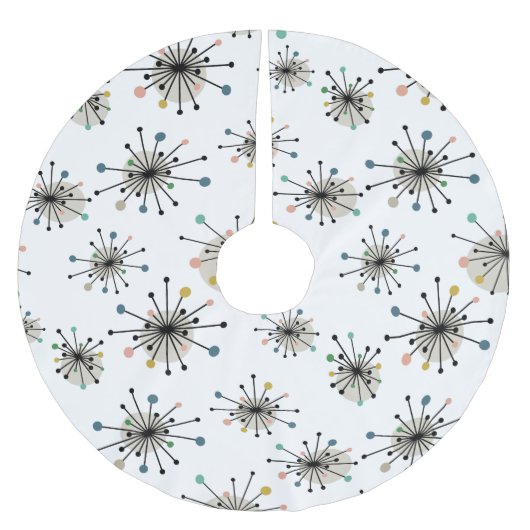 Atoomtijdperk begin burst midden eeuw moderne Kers Kerstboom Rok (Voorkant)