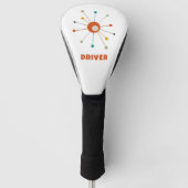 Atoomtijdperk begin midden eeuw Modern Golfheadcover (Voorkant)