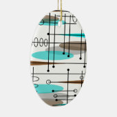 Atoomtijdperk midden-middeleeuwse moderne Abstract Keramisch Ornament (Rechts)