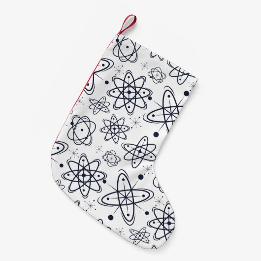 Atoomtijdperk: moderne patronen uit het midden van kleine kerstsok (Voorkant (Hangend))