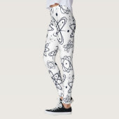 Atoomtijdperk: moderne patronen uit het midden van leggings (Links)