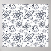 Atoomtijdperk: moderne patronen uit het midden van poster (Voorkant)