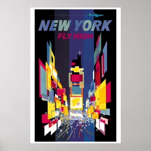 atoomtijdperk New York Times Square Poster (Voorkant)