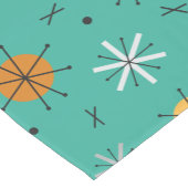 Atoomtijdplaneten Starbursts turquoise Korte Tafelloper (Hoek)