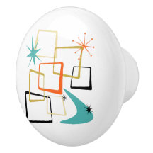 Atoomtijdsterren Boomerang Pleinen Midden-Eeuw