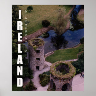 Atop Blarney Castle, Ierland Poster