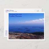 Atop Cadillac Mountain Briefkaart (Voorkant / Achterkant)