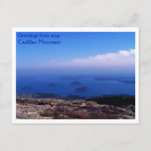 Atop Cadillac Mountain Briefkaart