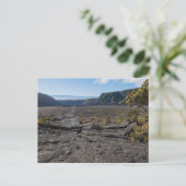 atop dry lava bed of kilauea iki krater briefkaart (Staand voorkant)