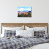 atop mount mansfield over uitzicht canvas afdruk (Insitu (Slaapkamer))