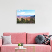 atop mount mansfield over uitzicht canvas afdruk (Insitu (Woonkamer))