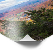 atop mount mansfield over uitzicht foto afdruk (Hoek)