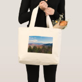 atop mount mansfield over uitzicht grote tote bag (Voorkant (product))