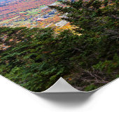 atop mount mansfield over uitzicht poster (Hoek)